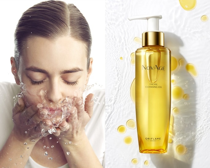 Dupla limpeza novage Oriflame Letícia Dispenza