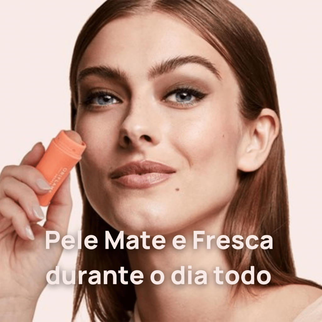 Destaques do catálogo Oriflame 5/2022 3 Pele Mate e Seca durante o dia todo Roller Oriflame