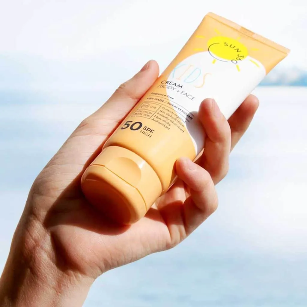 Linha Proteção Solar da Oriflame: SUN 360 5 Creme Proteção Elevada FPS 50 para Rosto + Corpo Sun 360 Kids